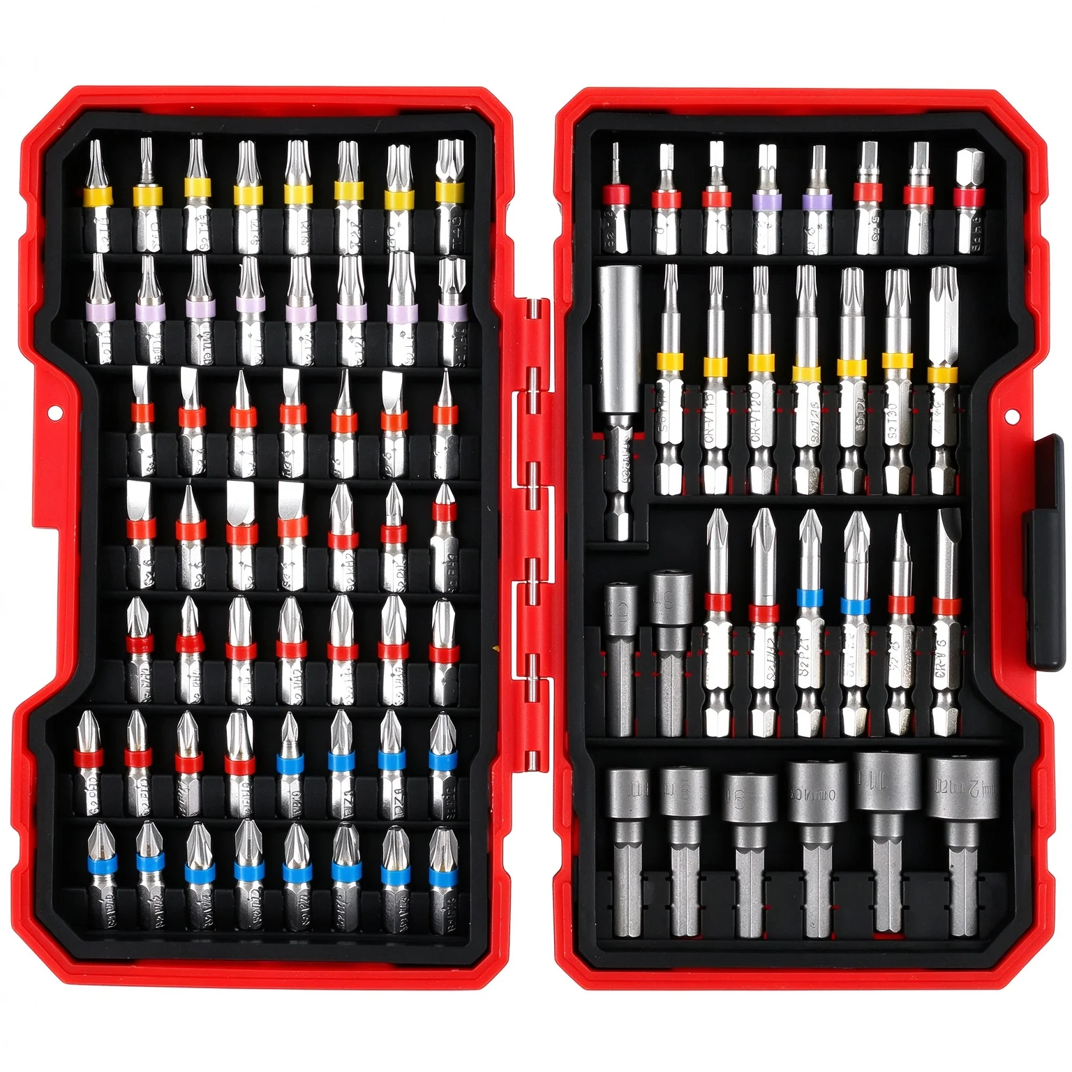 83Pcs Screwdriver Bit Set Impact Nut Driver Drill PH SL PZ Hex Torx Security Torx Bit Socket Adapter Extension Rod Repair Tool