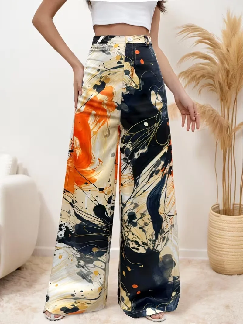 Versatile Wide Leg Pants Standardized Code Women's Fashion Casual Wide Leg Jeans  2026