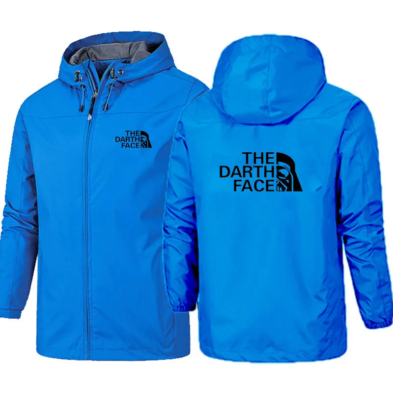 

Весенне-осенний мужской ветрозащитный и водонепроницаемый альпинистский костюм, куртка с капюшоном на молнии для занятий спортом на открытом воздухе и рыбалки