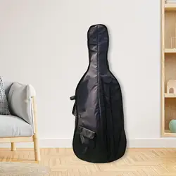 Cello Carrying Bag Soft Cello Case Portable Large Capacity Padded Cello Backpack Waterproof for Concert Stage Performance