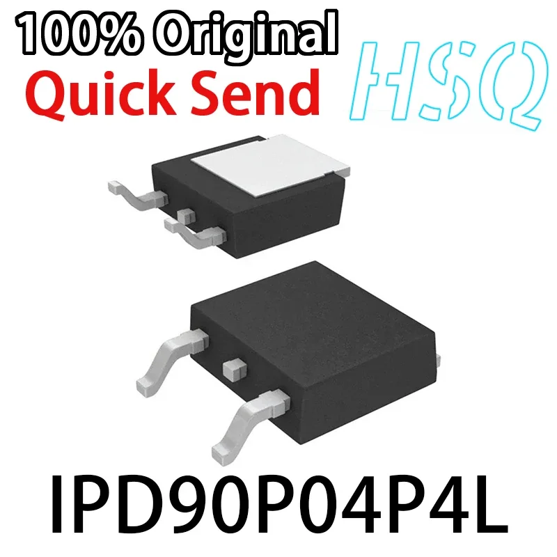 1PCS New IPD90P04P4L P Channel-40V-90A MOS FET Patch TO252