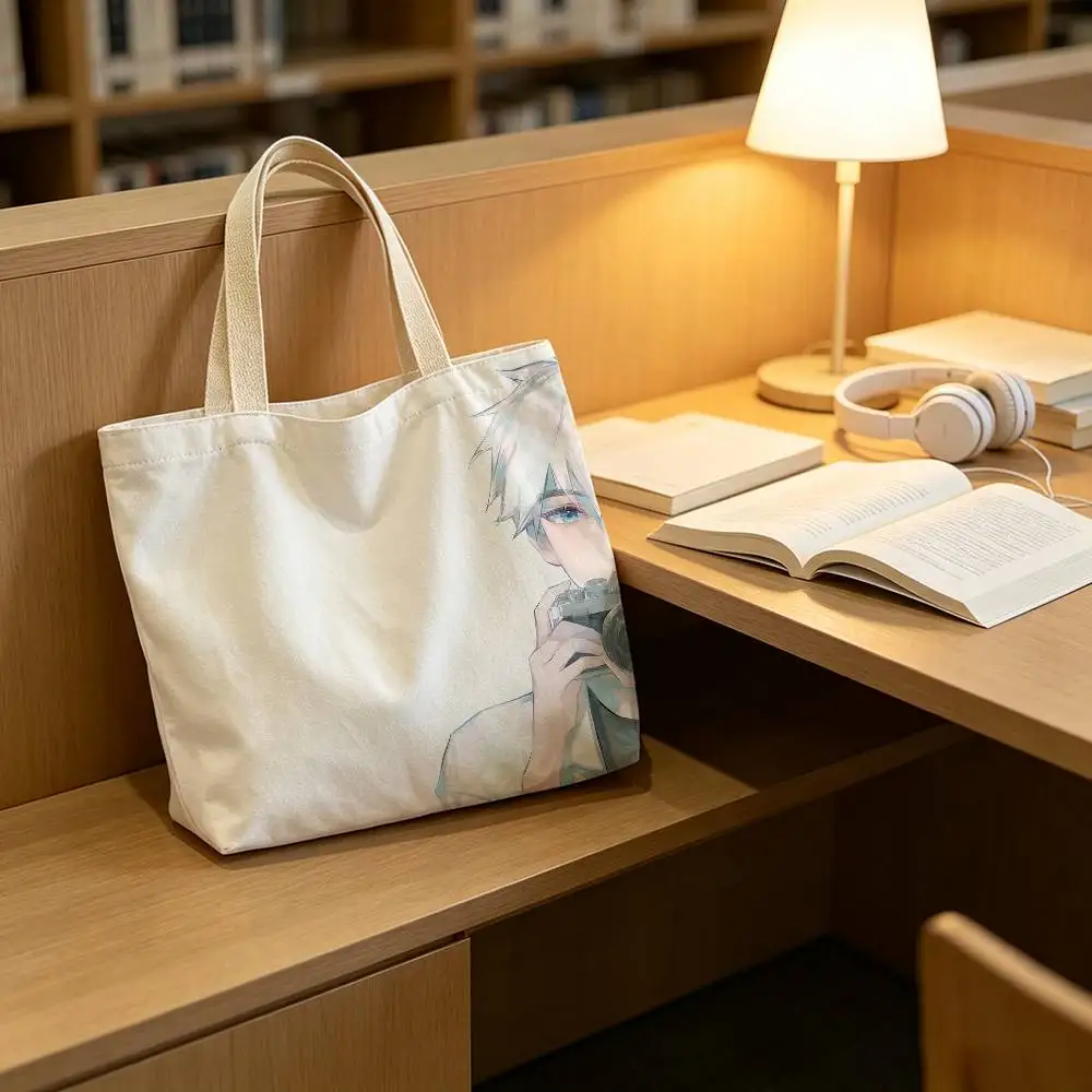 Second Half Cheng Xioshi and luguang Print Bag Eco Shopper Cotton Jute Bag Reusable Bag Foldable Reusable Sac Tissu