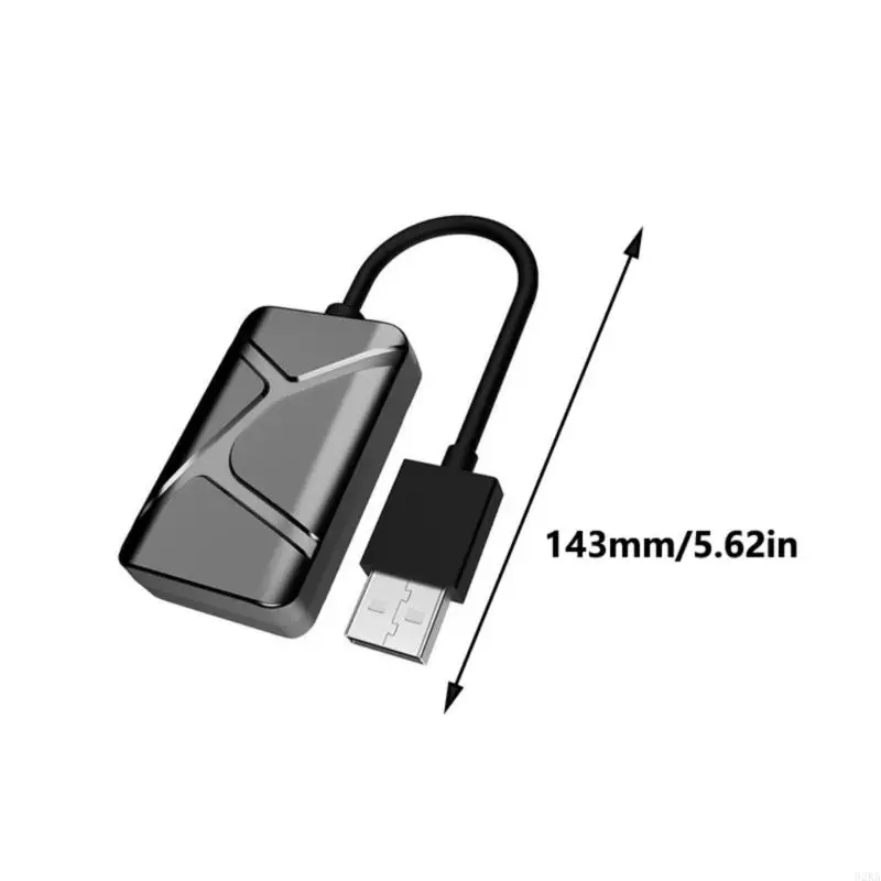 62KA Wireless Play Adapter 2 in 1 Play Auto Adapter Low Low Latency สำหรับระบบปฏิบัติการมือถือ