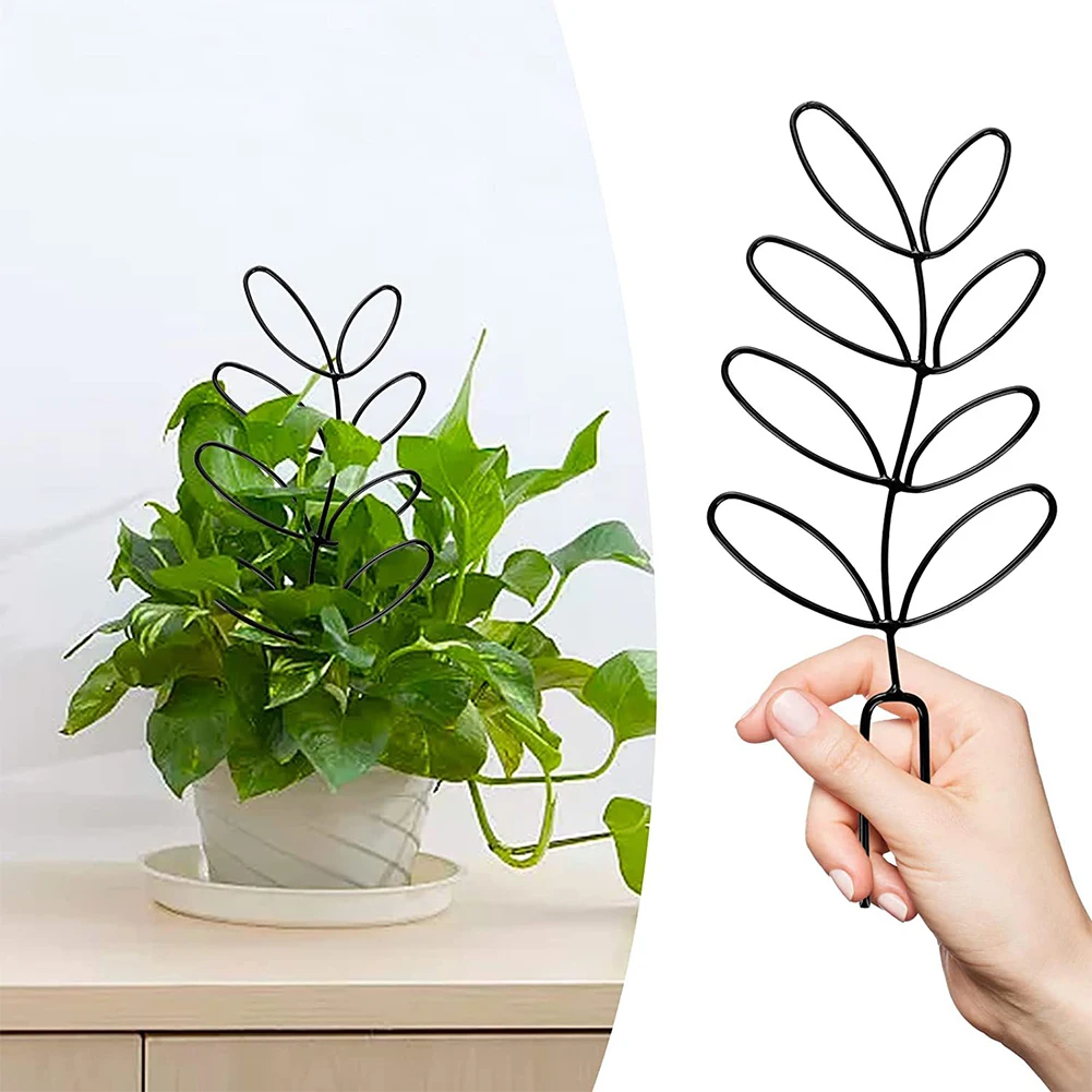 Enrejados para plantas de interior, soporte para escalada, decoración de enredadera de jardín, arreglo de hierro en maceta al aire libre, 12,4 pulgadas