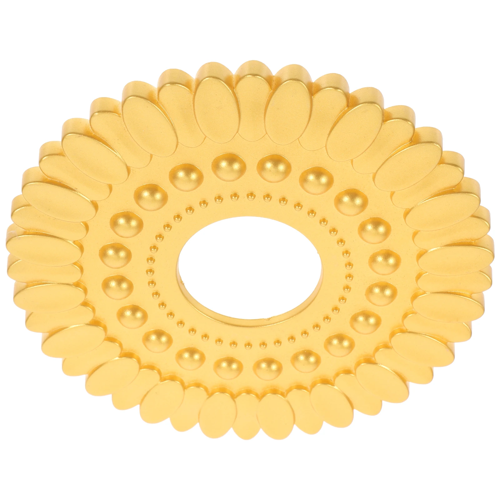 

European Style Ceiling Decorative Light Medallion Ring Material Home Decor Living Room Ornament Longlasting Simple