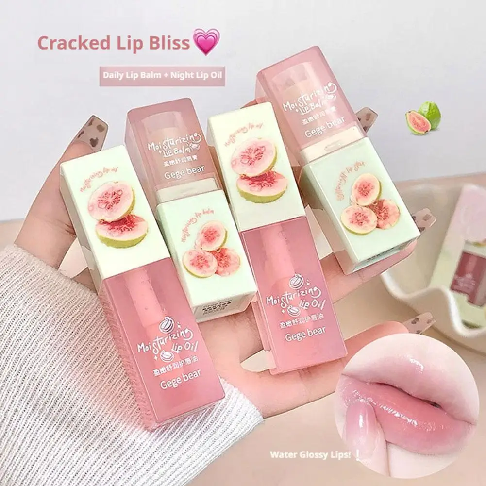 

4.5ml/3.5g Lightweight Soothing Lip Oil & Lip Balm Set, Non‑Irritating Hydrating Lip Treatment, Long‑Lasting Glossy Lip Care