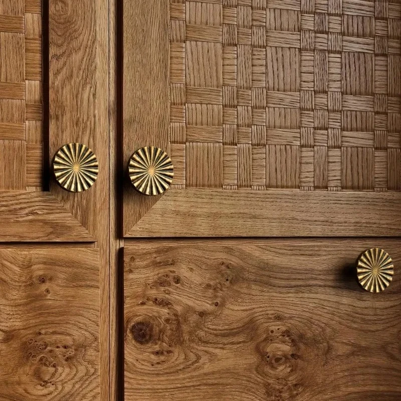 2 Stück Schubladenknöpfe aus Zinklegierung für Küche, Schrank, Badezimmer, Kommode, Antike Schrankknöpfe, Klassische Vintage Flache Schubladengriffe – Detail 2