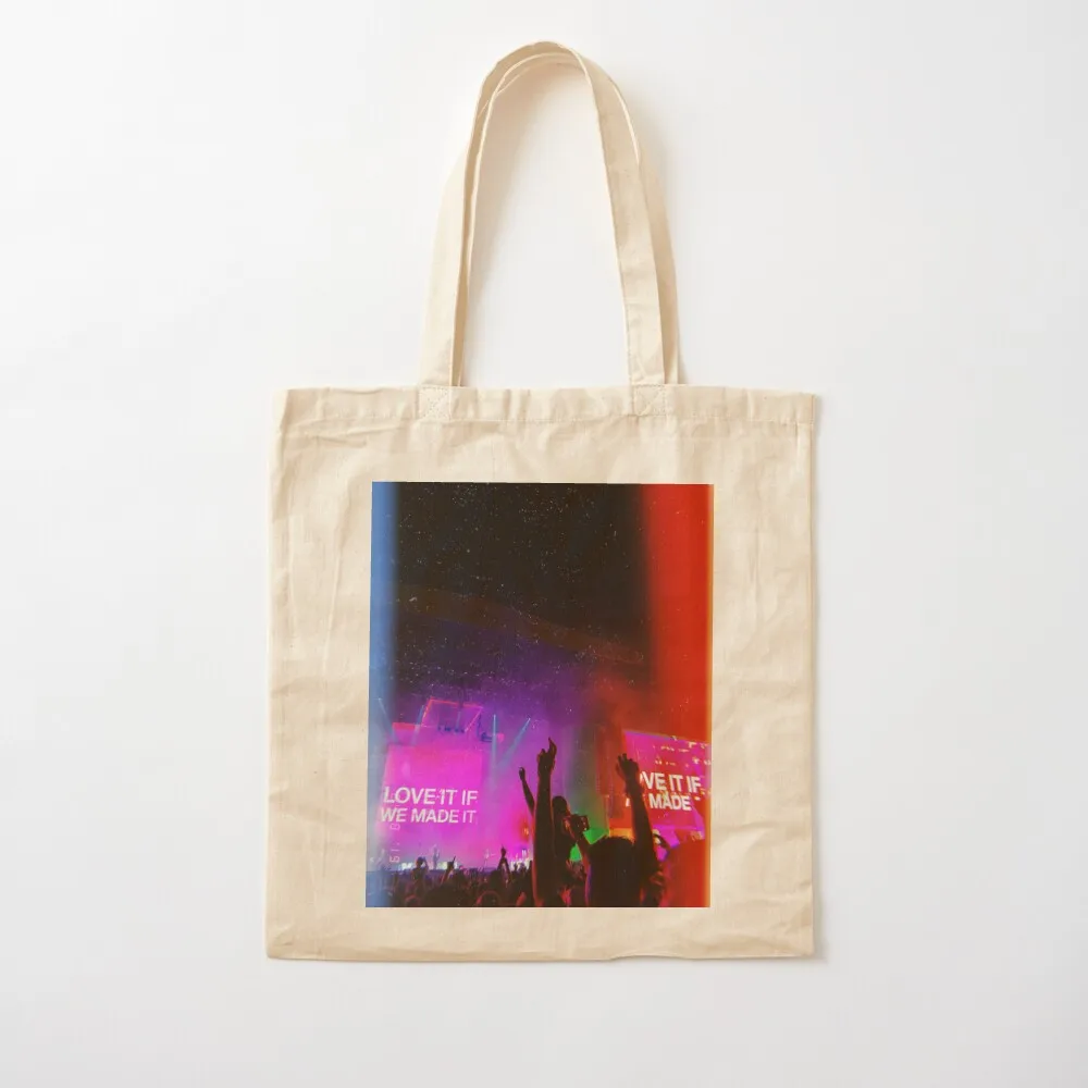 

The 1975 On Tour Tote Bag Холщовая сумка-тоут Многоразовые продуктовые сумки Холщовая большая сумка