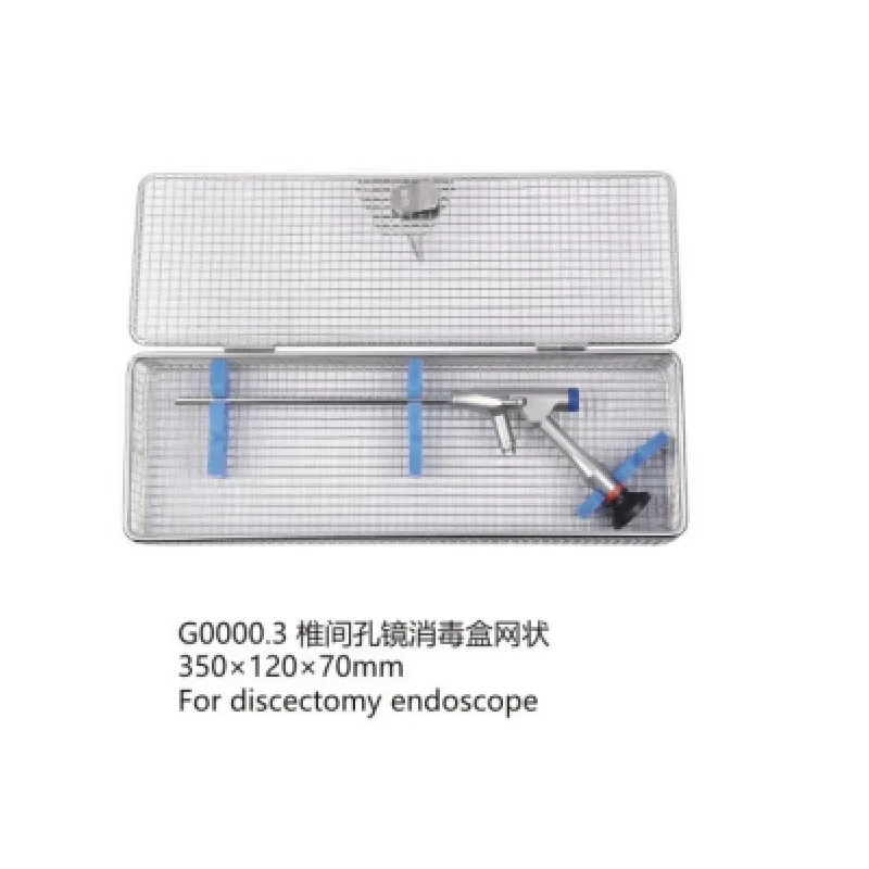 Sterilizing Box autoclavable case disinfection tray for discectomy instruments