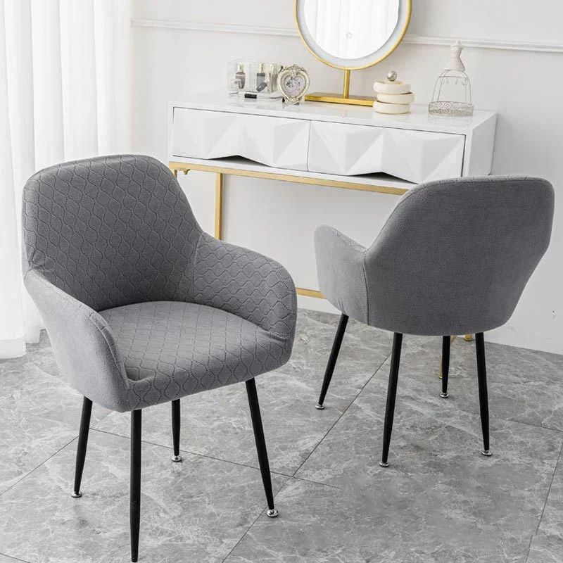 Makeup Chair Cover High Armrest Chair Cover All-Inclusive 4Season Universal Stretch Nailsalon Dining Slipcover
