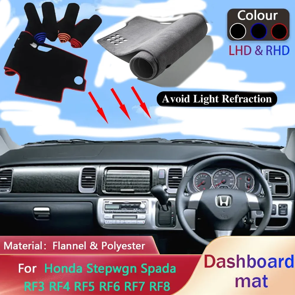 

Dashboard Pad for Honda Stepwgn Spada RF3 RF4 RF5 RF6 RF7 RF8 2002~2005 Anti-Slip Mat Sunshade Dashmat Cover Carpet Accessories