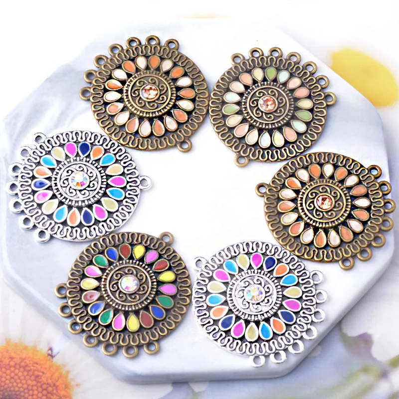 10Pcs Antique Silve…