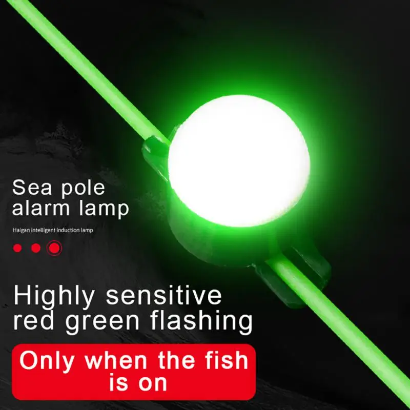 LED ليلة الصيد إنذار ضوء دغة الصيد الملحقات مصباح ليد الذكية تذكير لدغة إنذار ليلة مؤشر الصيد أداة
