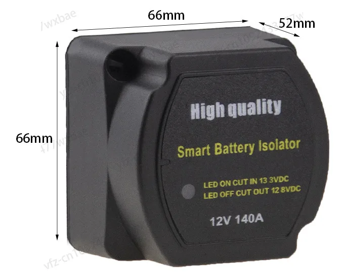 

Auto Yacht Dual Battery Isolator 140A12V Intelligent Battery Controller