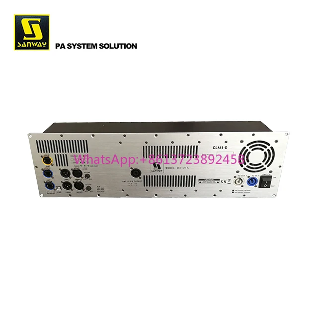 

Sanway 1800Wx2+900W Digital Audio Dsp Module with Ethernet