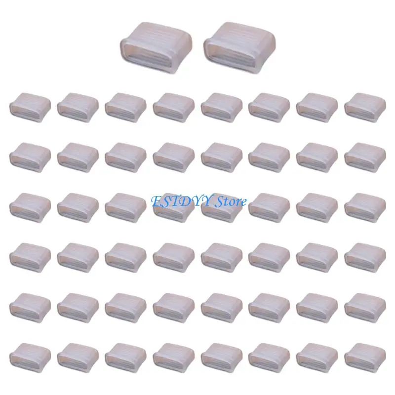 G6DE 50Pcs Clear Mouth Protective Cover Sport Training Soccer Cover Coaches Mouth Guard Easy to Use
