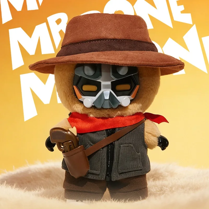 

MR.BONE Plush Agent Team Series Blind Box Cute MR.BONE Vinyl Mystery Box Cool Boy Anime Figure Surprise Bag Charm Decor Toy Gift