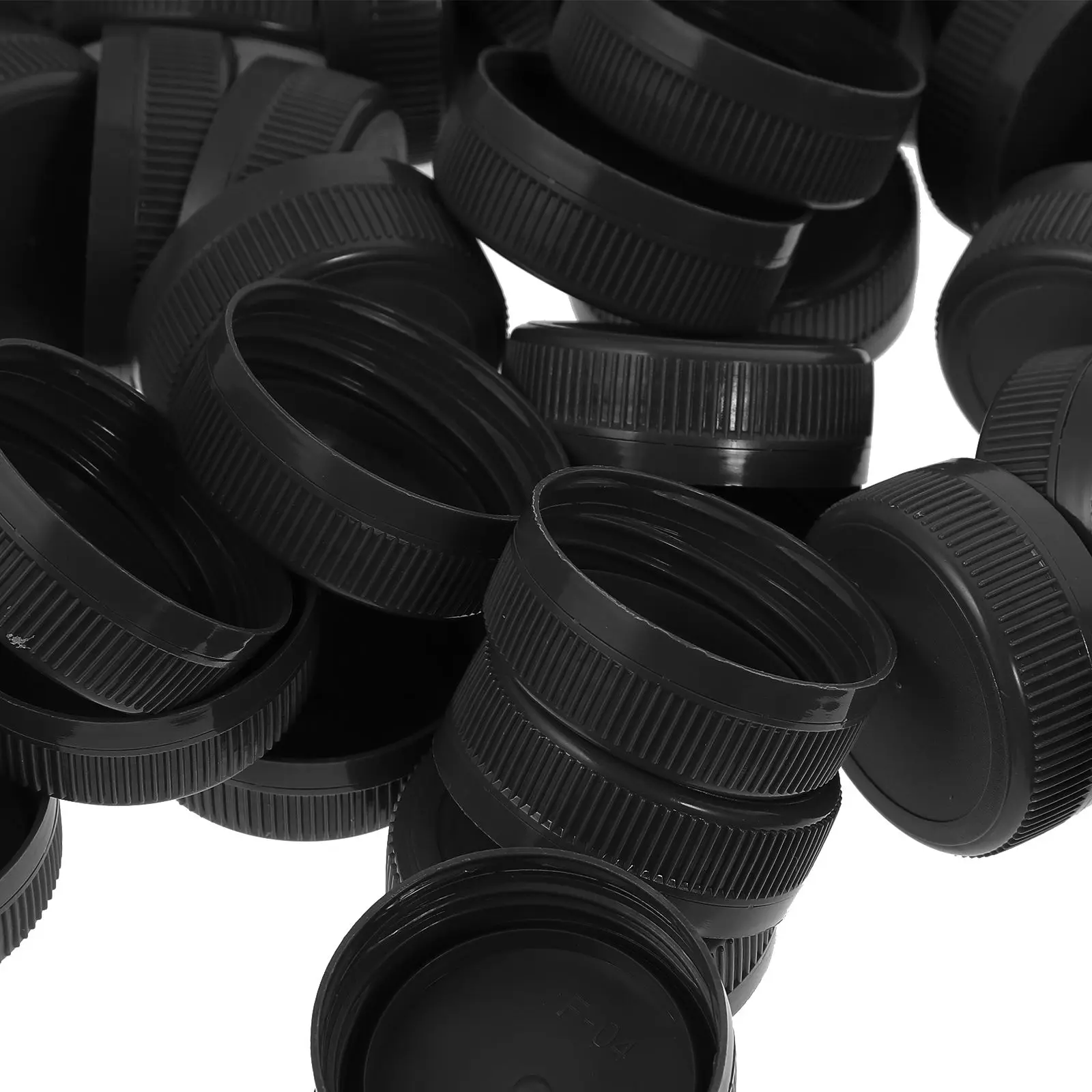 

100 Pcs Manual Plastic Bottle Cap Child Crafts for Kids Reusable Water Lid Lids
