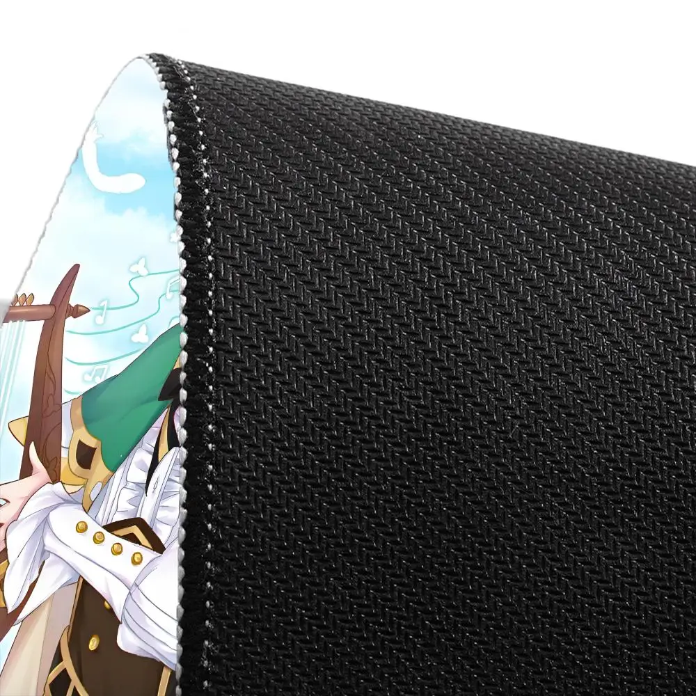 Alfombrilla de ratón accesorios para juegos Gamer alfombrilla xxl alfombrilla de escritorio de ordenador portátil Varmilo alfombrillas de teclado Genshin Impact Venti alfombrilla de ratón