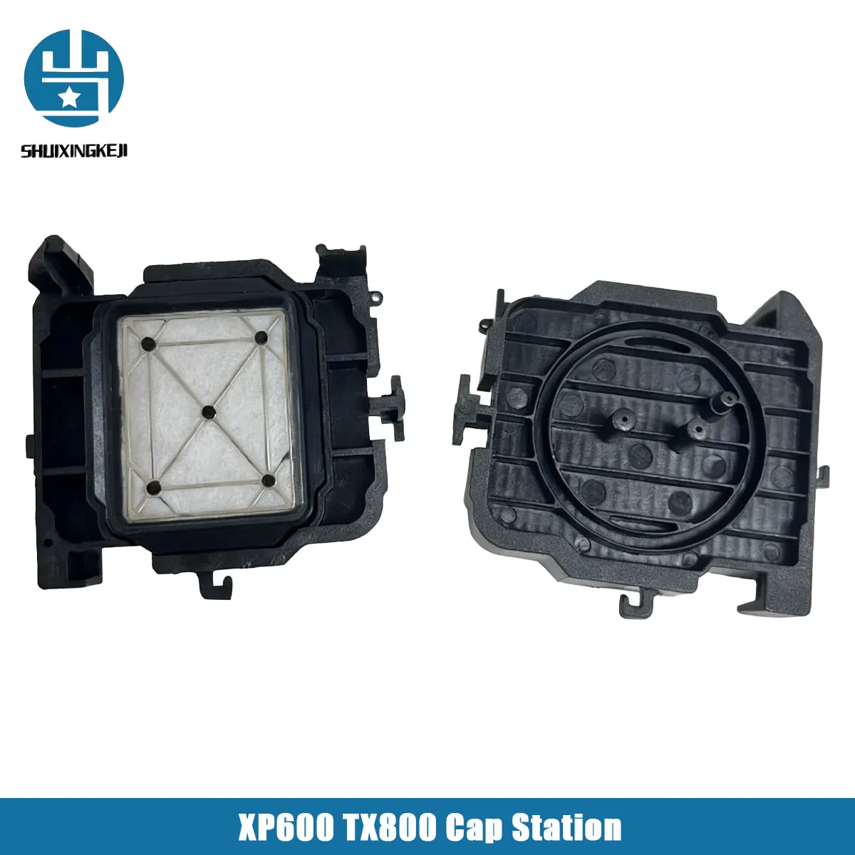 

2Pcs Printhead Cap Station Original For Epson XP600 TX800 Print Head Printhead Capping Top Solvent UV DTF Printers