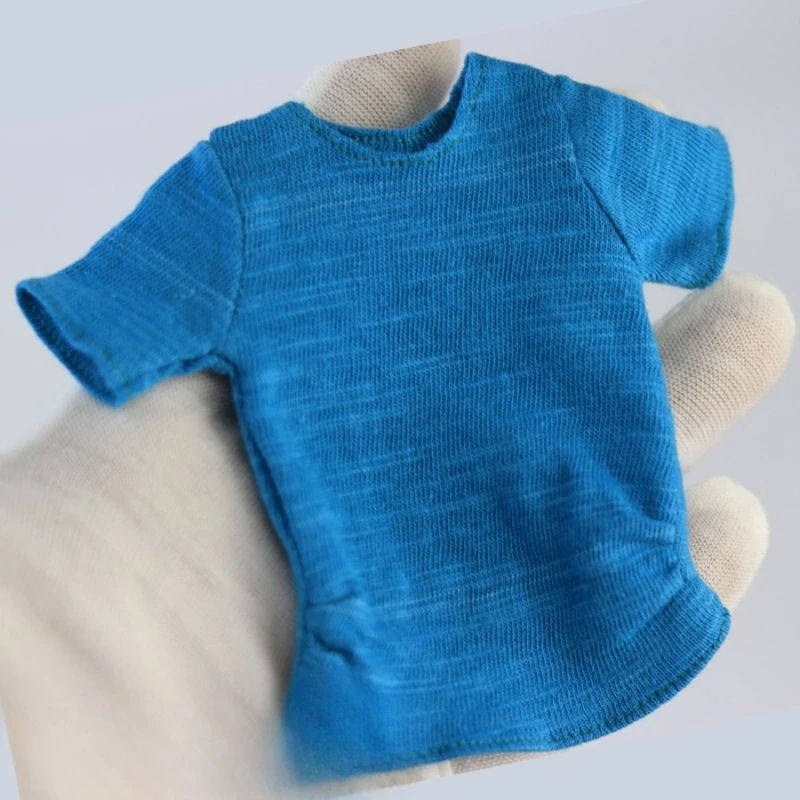 

Футболка для фигурок солдат в масштабе 1/6, облегающая, слегка мятая, однотонная, модель одежды для 12-дюймовых экшн-фигурок, реквизит для кукол, украшение