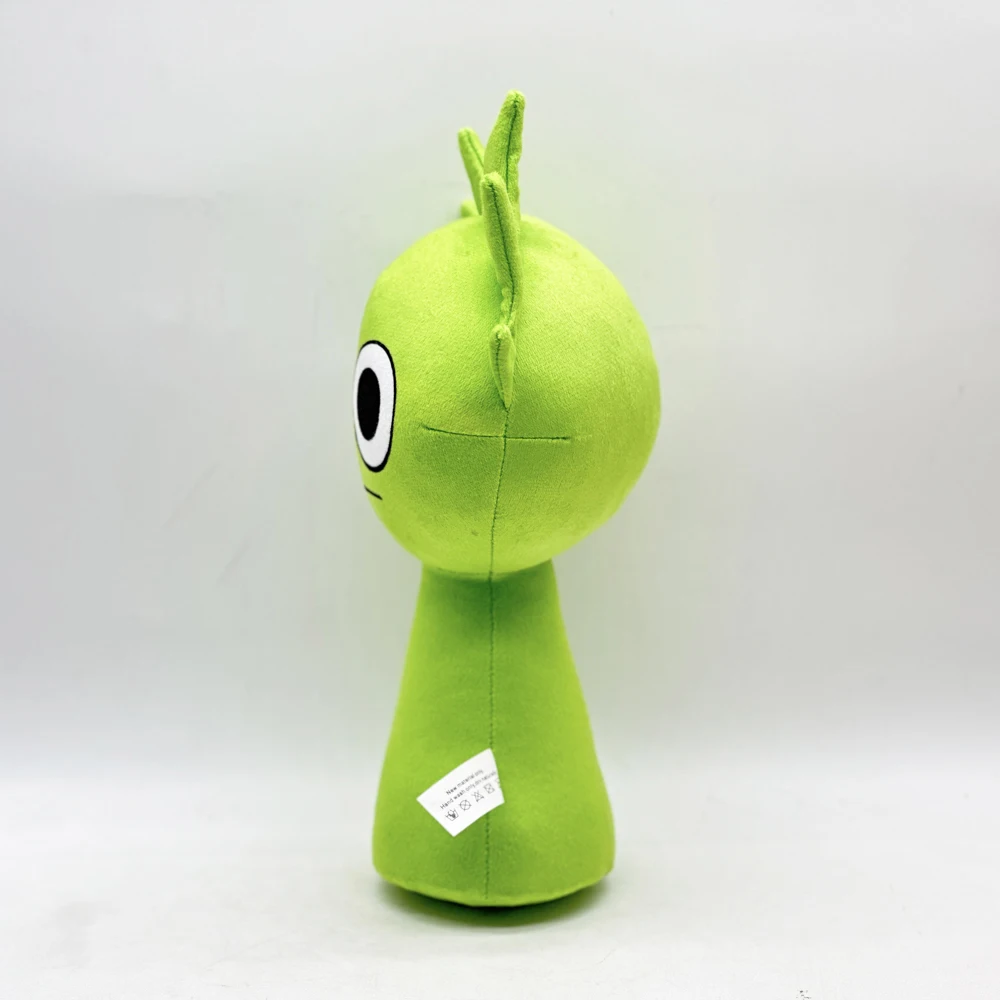 30cm SPRUNKI Wenda Plush Green Black and White Eye Plush Doll Creative Design Game Periphery Trendy Home Decoration