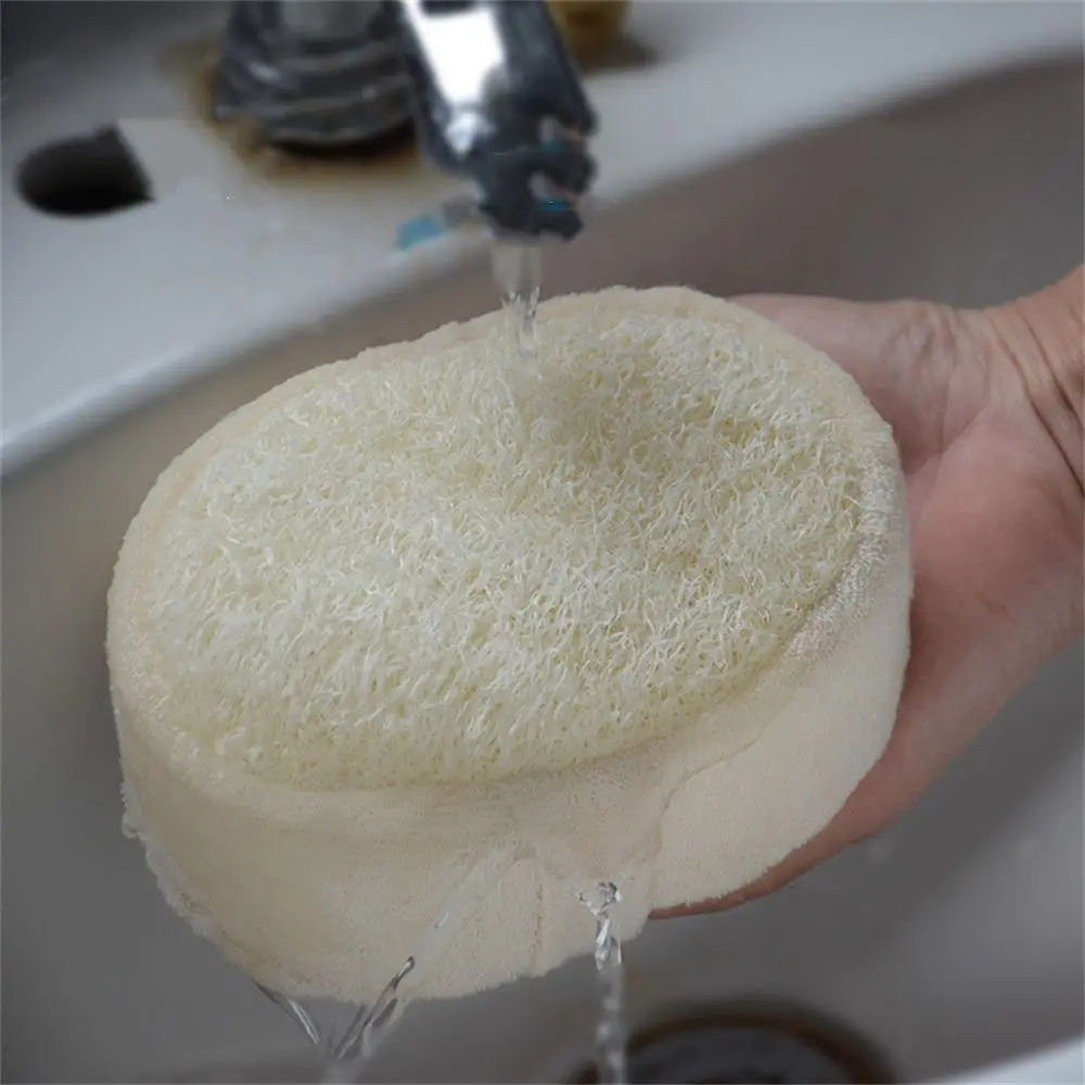 Soft Brush Cleaner Loofah Luffa Body Scrubber Bath Ball Wash Shower Sponge Natural Loofah Sponge Bath Brush