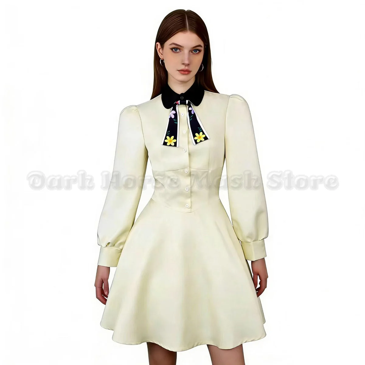 Anime MARRIAGETOXIN Cosplay MEI KINOSAKI Kawaii Schuluniform Weißes Kleid Seidenschal Fliege Halloween Party Comic Con Festival