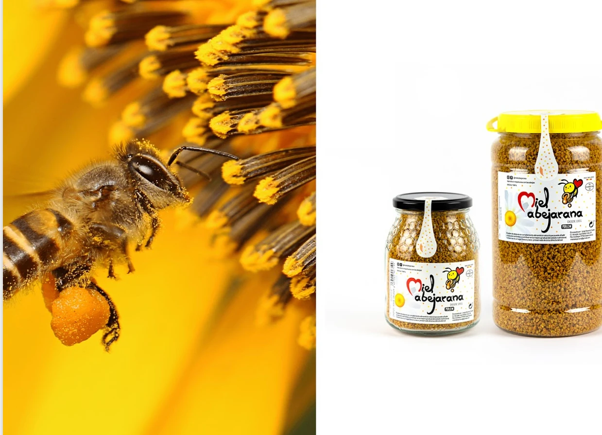 Bee honey flower pollen 1000g - natural #2