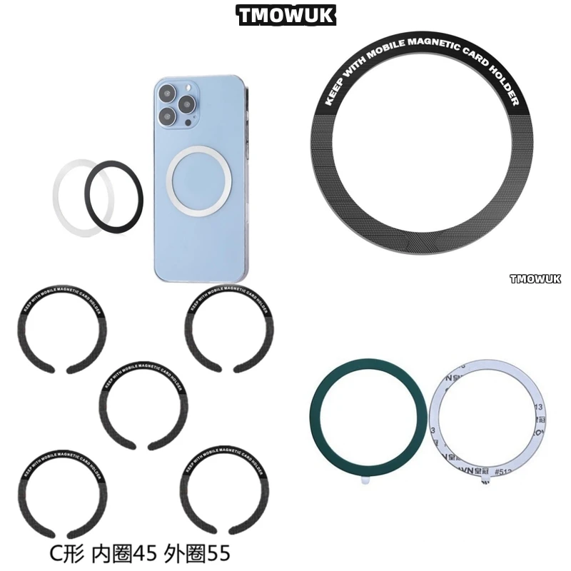 

For OPPO Reno 6 12 10 Pro Find N X3 X8 Ultra For Magsafe Magnetic Metal Plate Sticker Ring Phone Charger