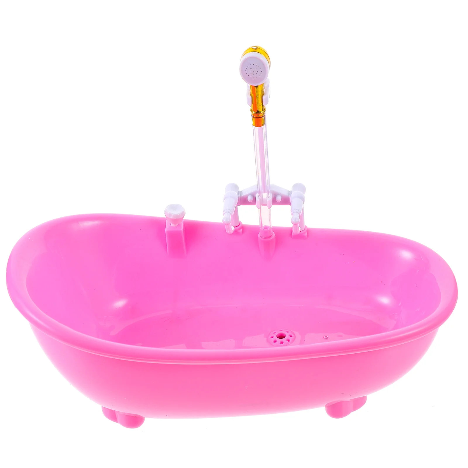 Piscina de banheira elétrica com pulverização de água com pulverizador sem banheira (rosa)