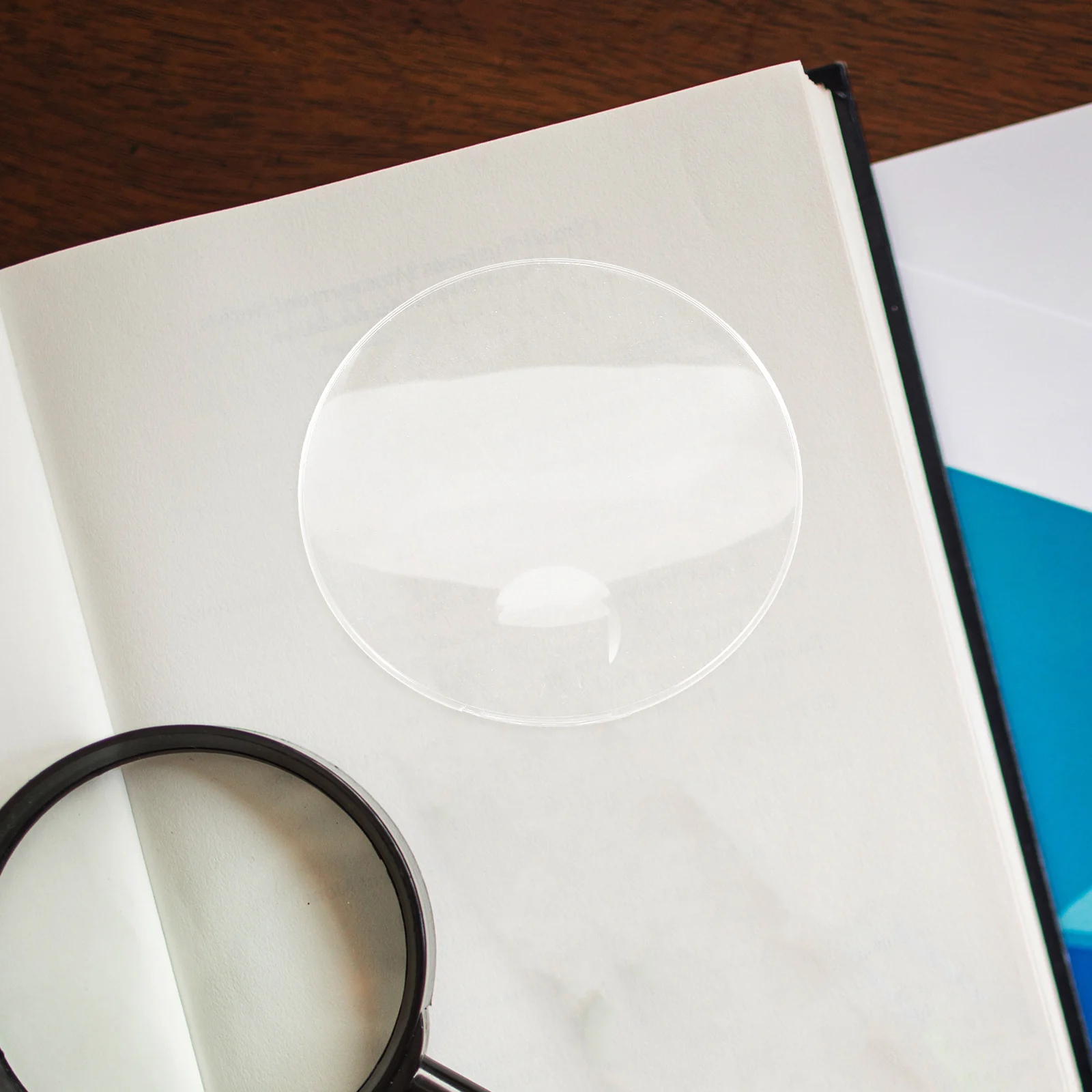 

90mm Magnifying Glass Lens Clear Acrylic 25x5x Reading Magnifier Making Supplies Portable Round Shape OpticalLens