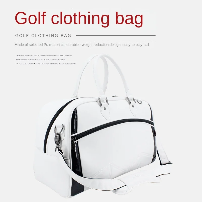 Golf Bag With Wet-dry Separation Design, Off-court Ball Bag With Independent Shoes Sports Bag Golf Accessories