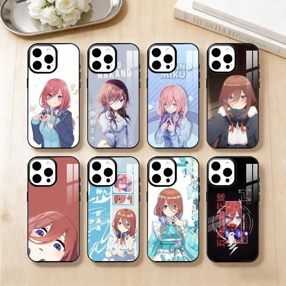 

A-Anime M-Miku N-Nakano Phone Case For iPhone 14,16,15,13,17,12,Plus,Pro,Max Magnetic For Magsafe Frosted Cover