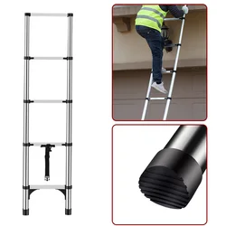 Ladder Folding Aluminum Telescopic Ladder For Home Climbing Stool Herringbone Stairs Engineering Extension Step Ladders