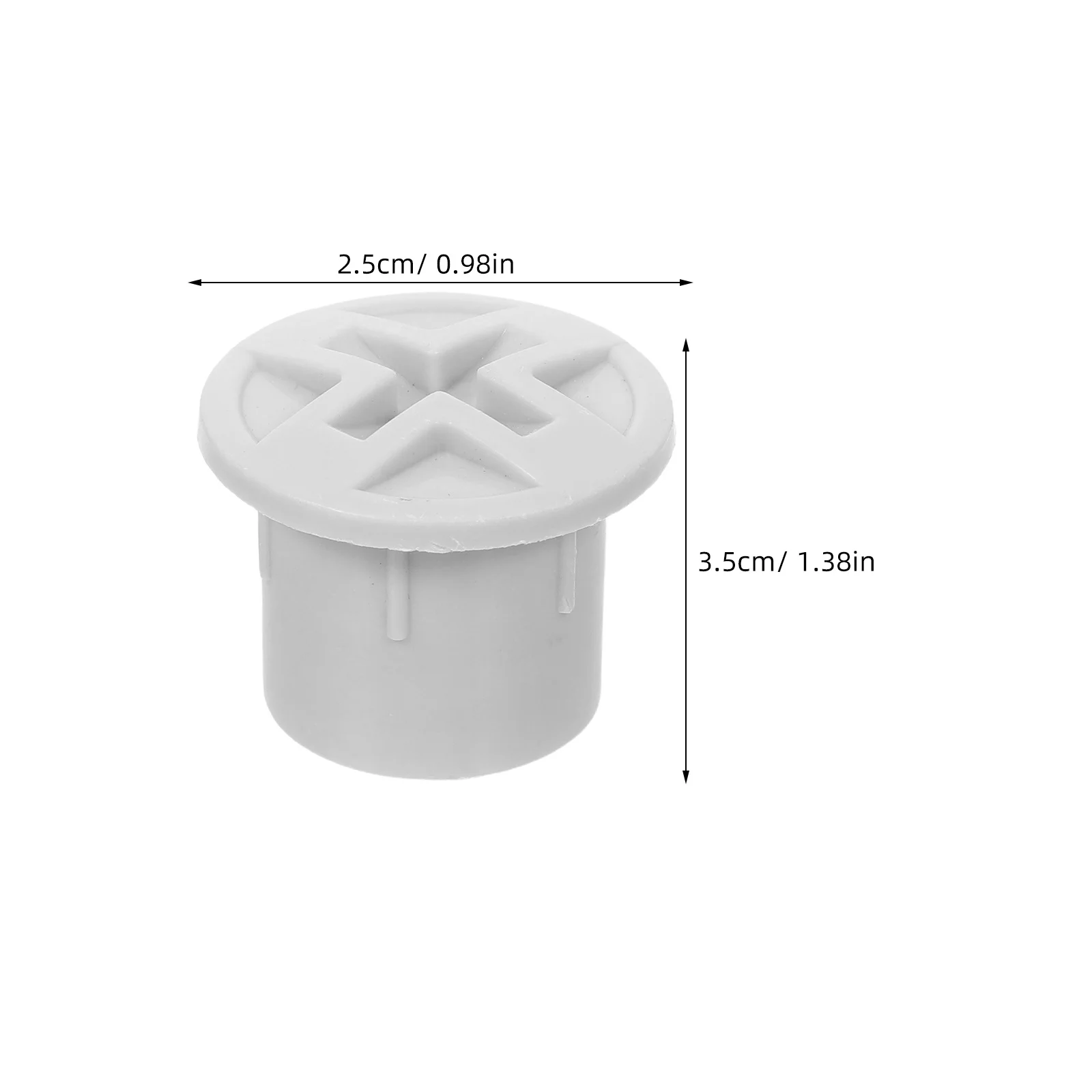 5 قطعة قبعات المسمار الشريحة التوافق العالمي 2.4 سنتيمتر القطر الداخلي دائم مقاومة الطقس اكسسوارات قبعات بلاستيكية للمسامير