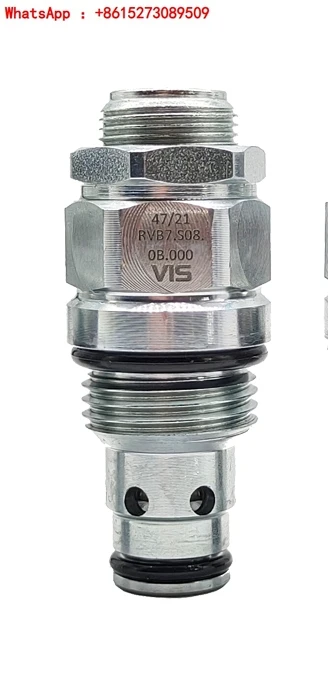 Plug in relief valve RVB7. S08.0G.000 hydraulic micro manual vis direct acting plug in relief valve