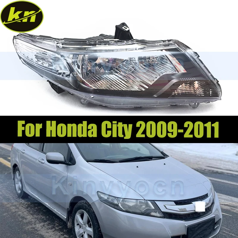 

Автомобильный ручной передний бампер, фара для Honda City 2009 2010 2011, фара, фара