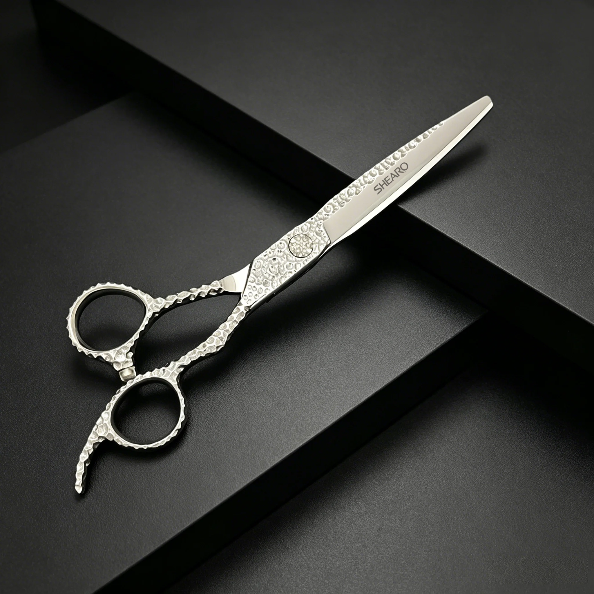 Professional VG10 Steel Barber Scissors 6.5inch Razor Sharp Convex Edge Hair Cutting Scissors for High-End Salon Grooming