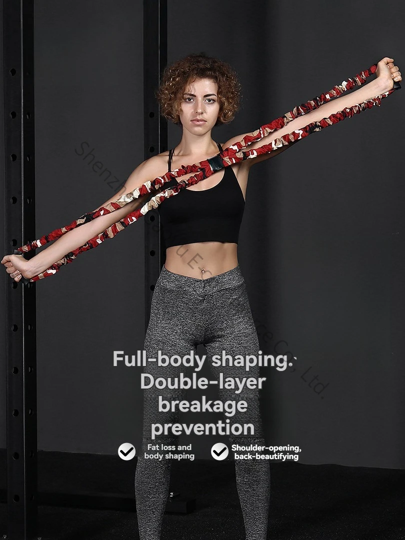 Stretch elastic band for women to open shoulders and beautiful back figure-eight elastic band for women yoga fitness equipment
