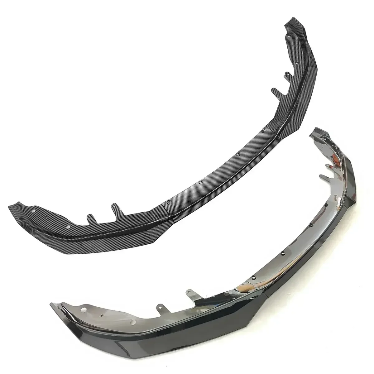 MP Style Front Lip Lower Board For BMW 4 Series 2021-2024 G22 G23 M440i M440d 430d 430i Bumper Blade Splitter Body Kit Tuning