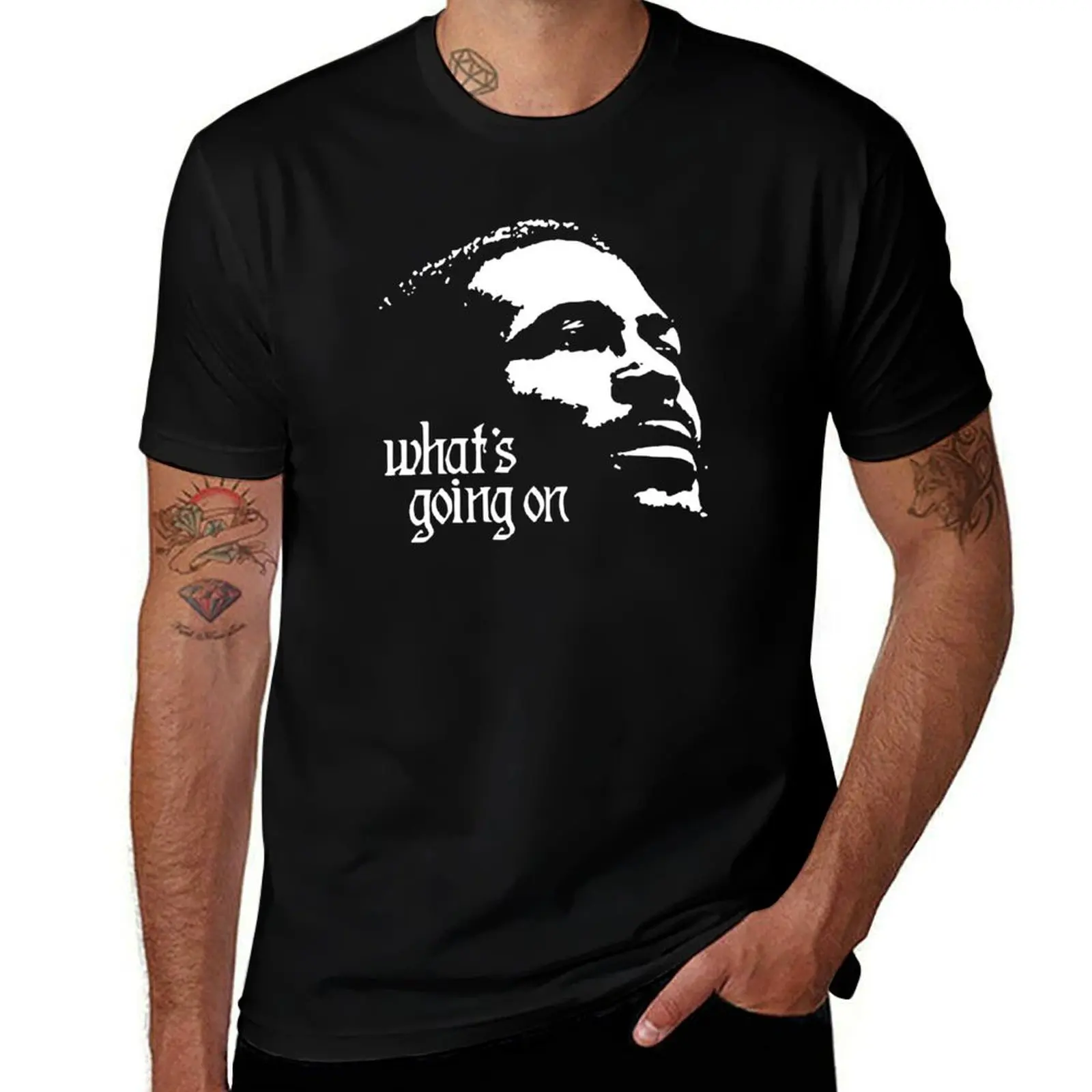 

Marvin Gaye Whats Going On T-Shirt oversizeds plus size clothes sweat shirts, men