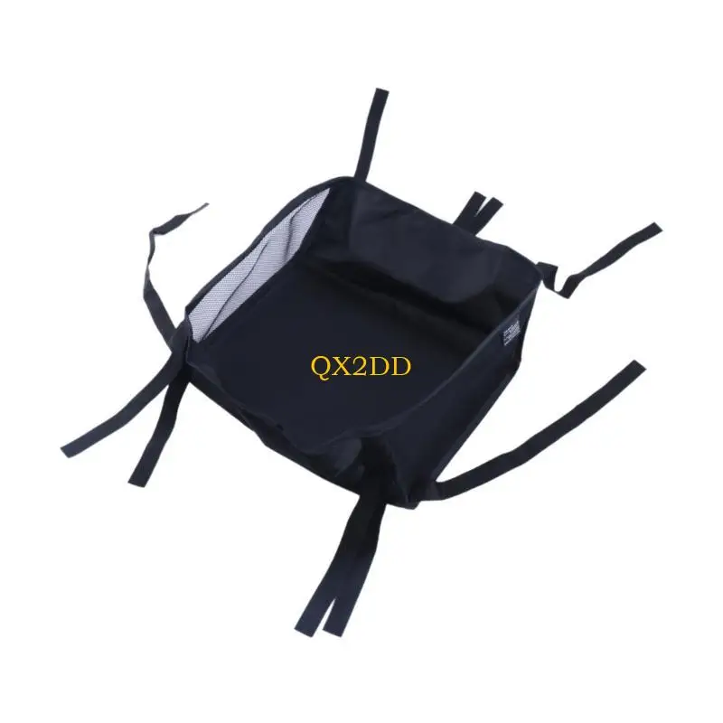 

QX2D Under Stroller Storage Basket Multifunctional Portable Organizers Bag for Pram