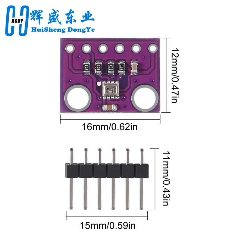 BME280  BMP280 5V 3.3V Digital Sensor Temperature Humidity Barometric Pressure Sensor Module I2C SPI 1.8-5V