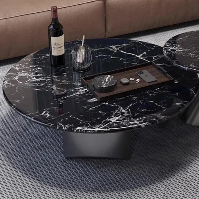 Standing Luxury Side Table Retro Vintage Modern Nesting Fashion Coffee Table Storage Space Saving Mesa Auxiliar Salon Furniture