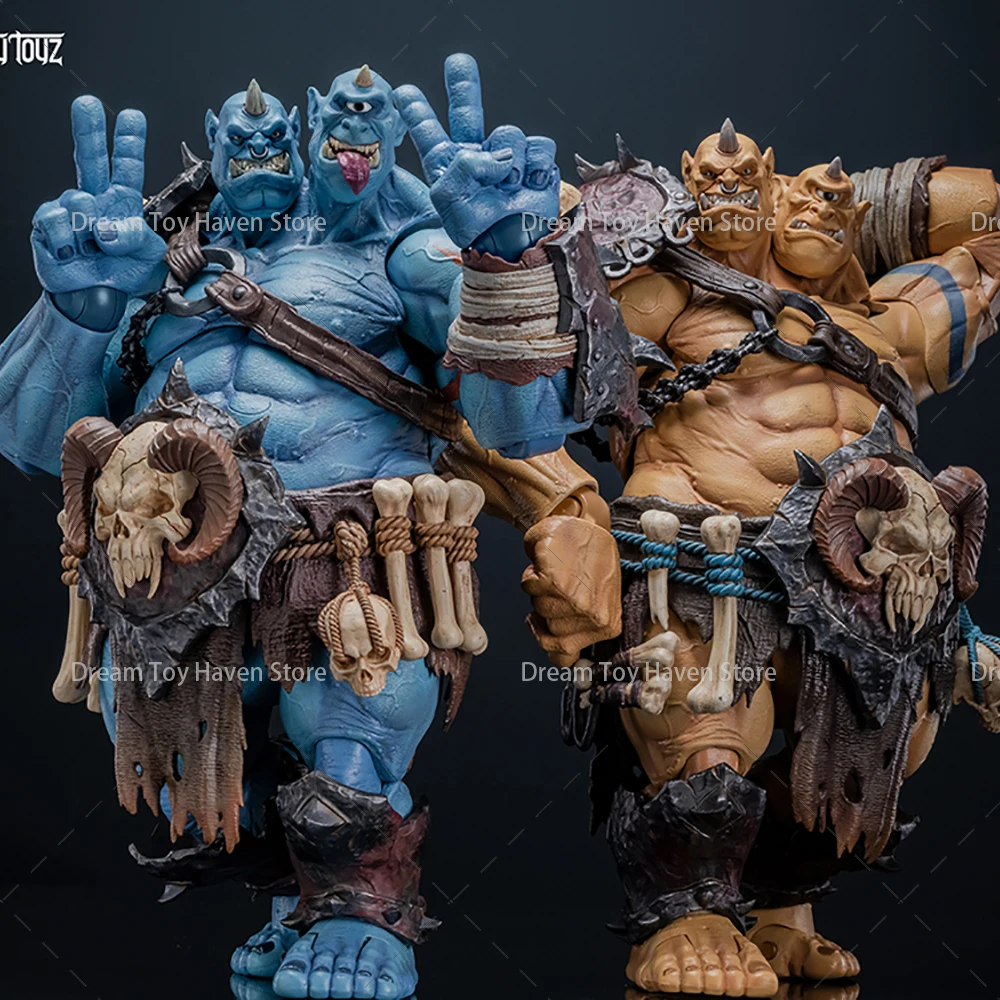 METYTOYZ 1/10 アドベンチャーウォールド クラッシャー オグロス オーク戦士 ダブルヘッドオーク 戦場戦士 7インチ アクションフィギュア モデル人形