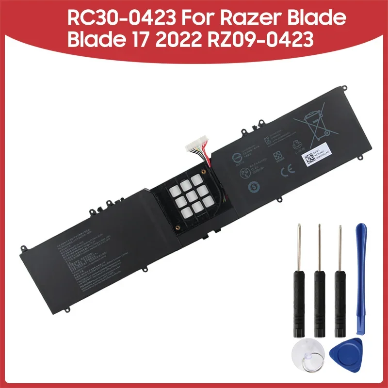 Premium Replacement Battery RC30-0423 For Razer Blade Blade 17 2022 RZ09-0423 82Wh 5329mAh Long Lifespan