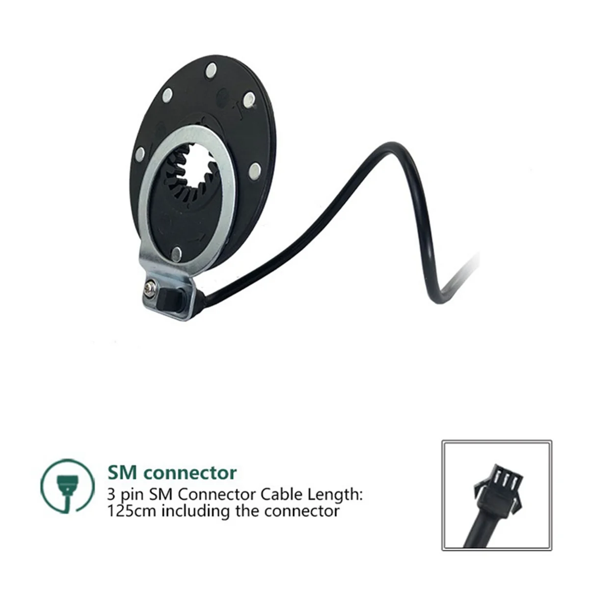 

Biy-lcBicycle Lithium Conversion Parts Electric Bike Power Sensor SM Connector Cycling