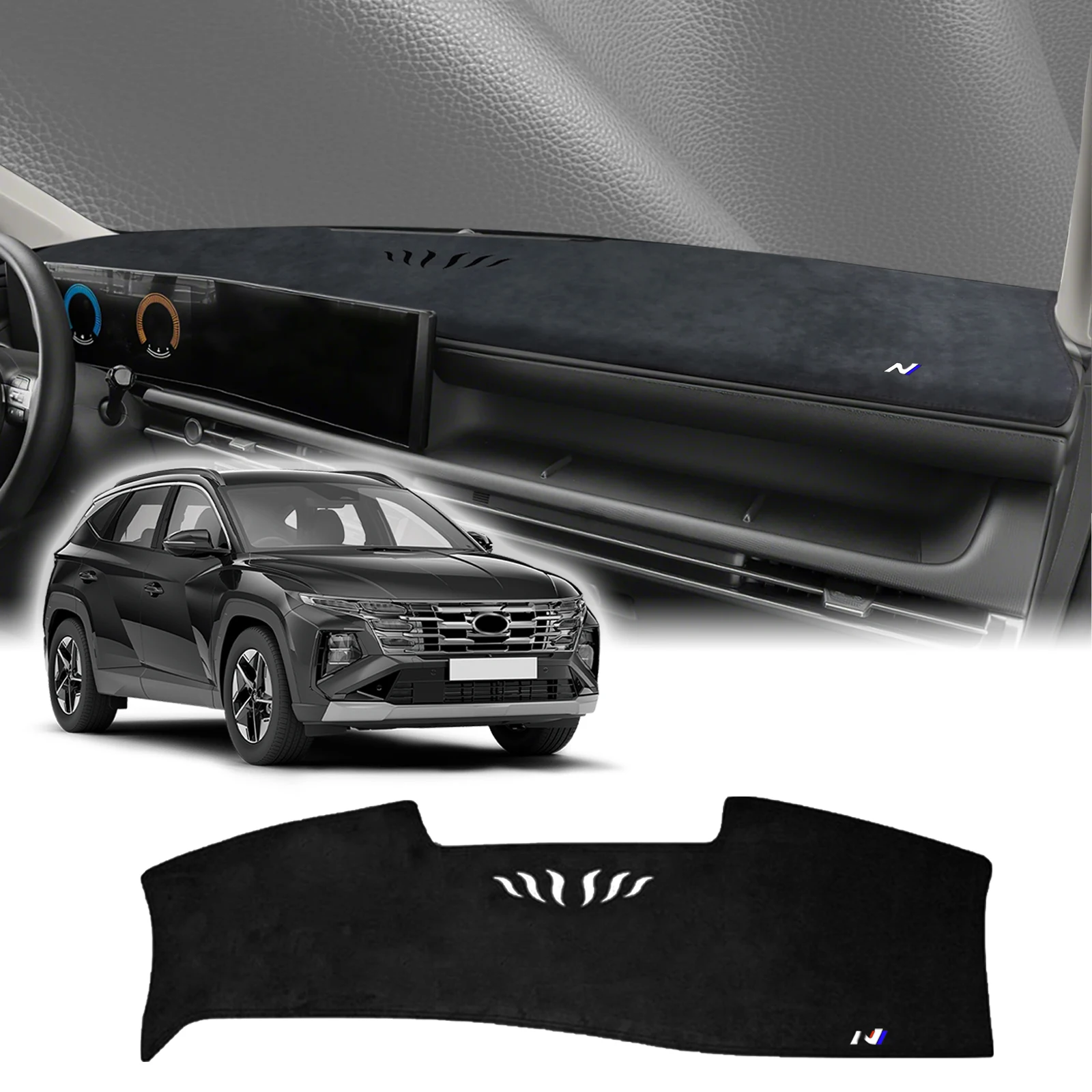 Fit for Hyundai Tucson NX4 2025 2026 Hybrid N-Line DashMat Sunshade Dashboard Cover Pad Protective Carpet Accessories