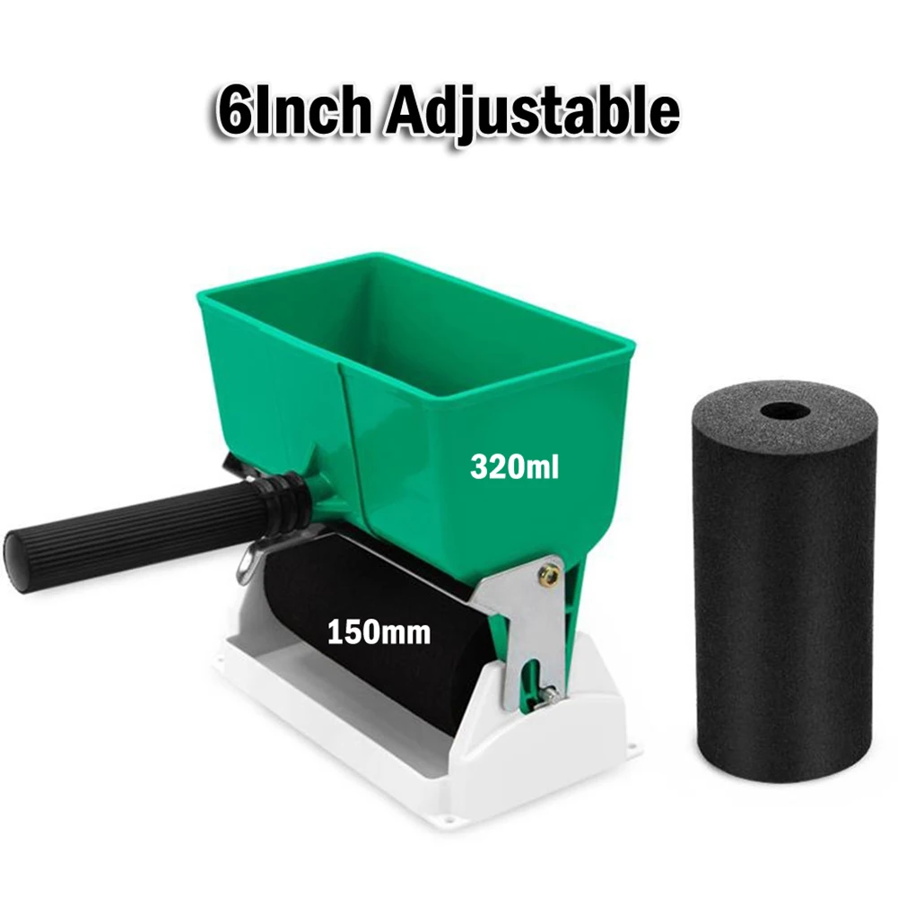 Aplicador de cola de alta qualidade, ferramentas manuais, revestimento rápido, cola substituível, suporte de base de 3 polegadas e 6 polegadas, tipo rolo manual